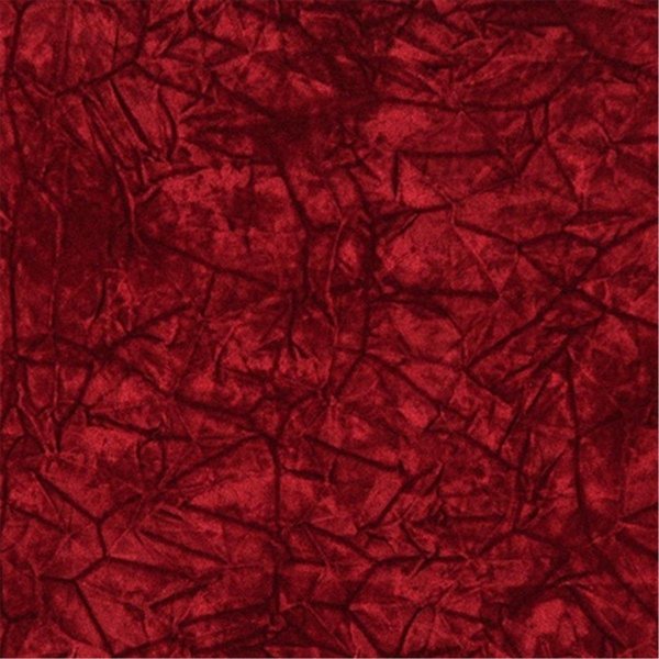 Finefabrics 54 in. Wide Burgundy Classic Crushed Velvet Residential Commercial And Automotive Upholstery Velvet FI59982